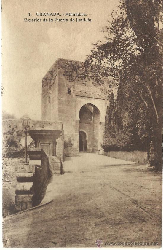 Postales: GRANADA LA ALHAMBRA SIN ESCRIBIR - Foto 1