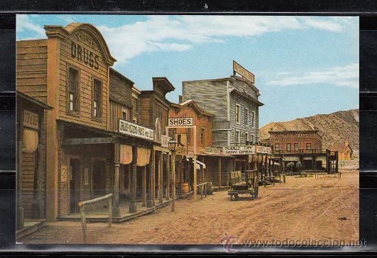 Postales: 50 - ALMERIA. ESTUDIOS CINEMATOGR&Aacute;FICOS. POBLADO DEL OESTE AMERICANO
