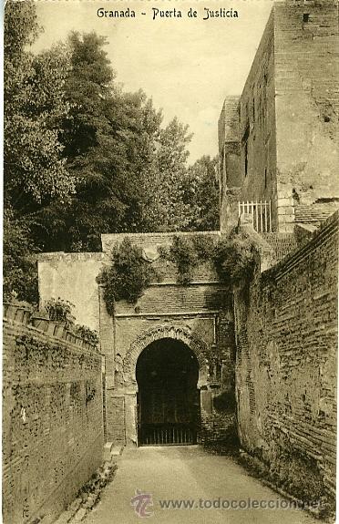 Postales: GRANADA. PUERTA DE LA JUSTICIA. - Foto 1