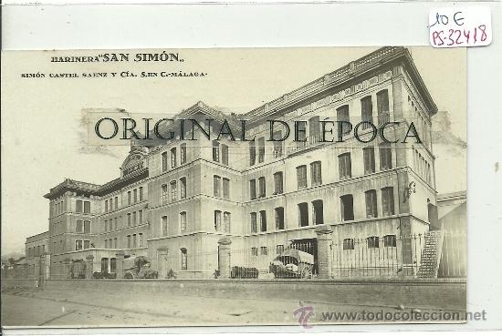 Postales: (PS-32418)POSTAL FOTOGRAFICA DE MALAGA-HARINERA SAN SIMON