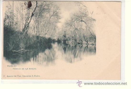 Postales: HUELVA.- PAISAJE DE LA RIVERA