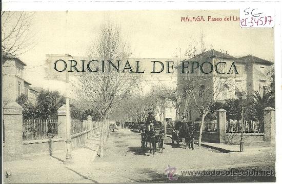 Postales: (PS-34517)POSTAL DE MALAGA-PASEO DEL LIMONAR