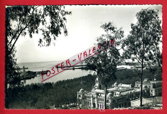 Postales: POSTAL MALAGA, PUERTO DESDE GIBRALFARO,   P77471