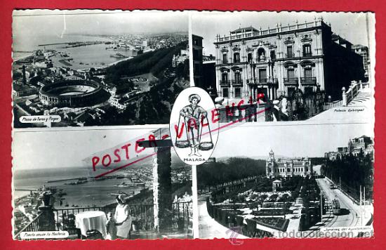 Postales: POSTAL MALAGA, CUATRO VISTAS,   P77478