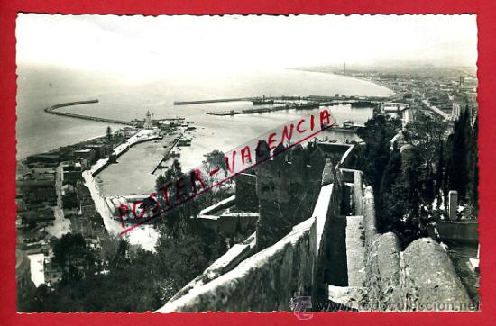 Postales: POSTAL MALAGA, ALCAZABA Y PUERTO,   P77479