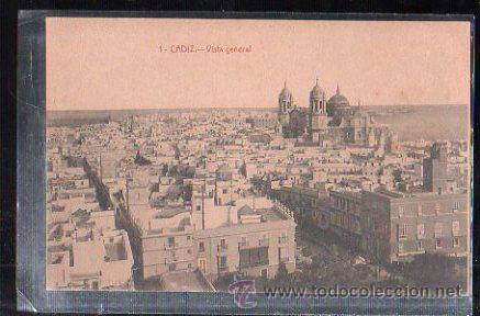 Cartoline: TARJETA POSTAL DE CADIZ - VISTA GENERAL. 1.