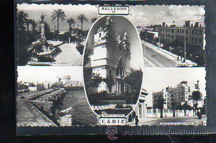Postkarten: TARJETA POSTAL DE CADIZ - RECUERDO DE CADIZ. VARIAS VISTAS.