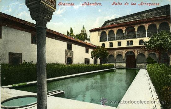 Postales: GRANADA. ALHAMBRA. PATIO DE LOS ARRAYANES. PURGER N&ordm; 5827 - Foto 1