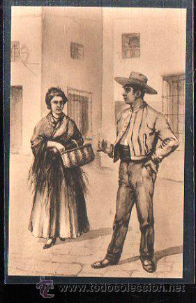 Cartoline: TARJETA POSTAL DE CADIZ - TIPOS GADIANOS. 13.