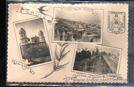 Cartoline: TARJETA POSTAL DE CADIZ - VARIAS VISTAS DE CADIZ. 273. EDICIONES AISA