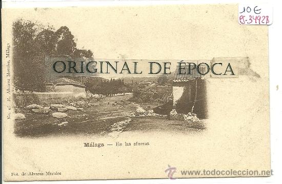 Postales: (PS-34928)POSTAL DE MALAGA-EN LAS AFUERAS