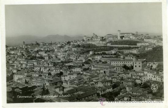 Postales: GRANADA. VISTA GENERAL DEL ALBAIZ&Iacute;N. - Foto 1
