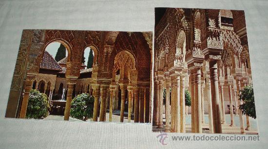 Postales: dos postales de la alhambra n&ordm; 114  y  n&ordm; 12 sin circular