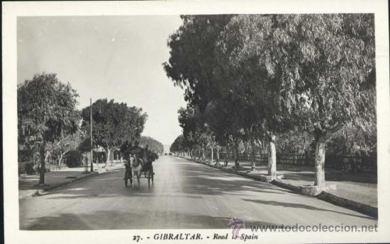 Postales: GIBRALTAR.- ROAD TO SPAIN