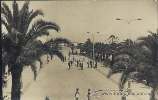 Postales: AYAMONTE (HUELVA).- PASEO QUEIPO DE LLANO - Foto 1