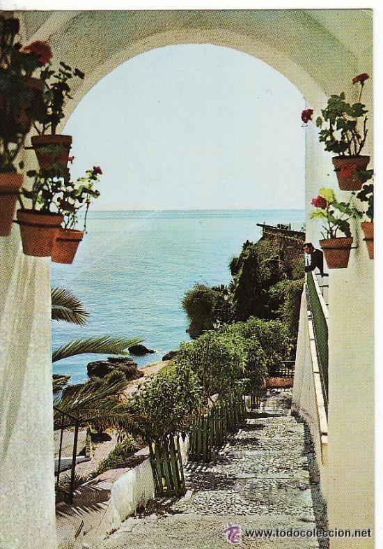 Postales: +-+ PV197 - POSTAL - NERJA - COSTA DEL SOL - CIRCULADA - Foto 1