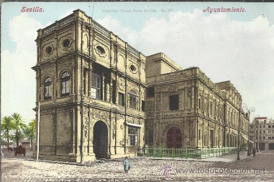 Postales: SEVILLA AYUNTAMIENTO SIN ESCRIBIR ED PURGER CO