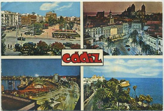 Postales: POSTAL DE CADIZ. VARIAS VISTAS   N&ordm; 9542    P-ANC-390