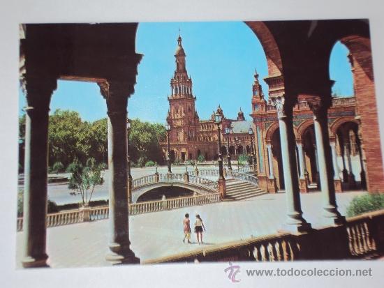 Postales: Sevilla. Plaza de Espa&ntilde;a. - Foto 1
