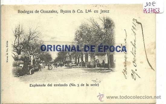 Cartoline: (PS-37853)POSTAL DE JEREZ-BODEGAS DE GONZALEZ,BYASS&CO.LTD.EXPLANADA DEL ENVINADO