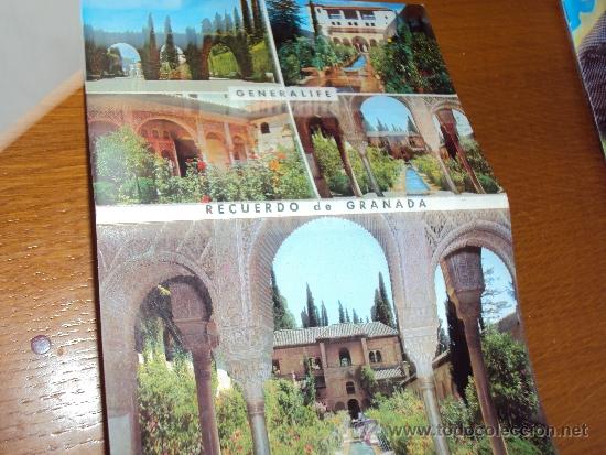 Postales: Granada. Generalife. 10 Vistas. - Foto 3