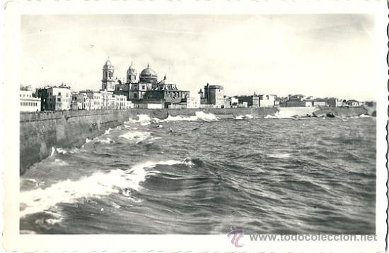 Postales: 2026 - CADIZ-CAMPO DEL SUR,MURALLAS Y CATEDRAL- EDICIONES ARRIBAS-CIRCULADA