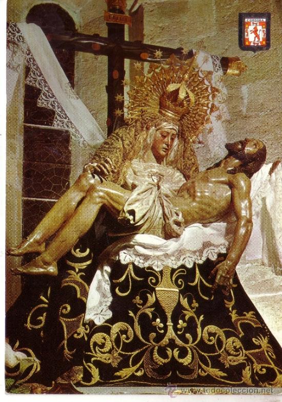 Postales: SEMANA SANTA CORDOBA - VIRGEN DE LAS ANGUSTIAS - SUBIRATS Y CANOVAS N&ordm; 834