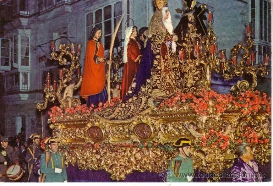 Postales: SEMANA SANTA DE CADIZ - PASO DE LOS AFLIGIDOS