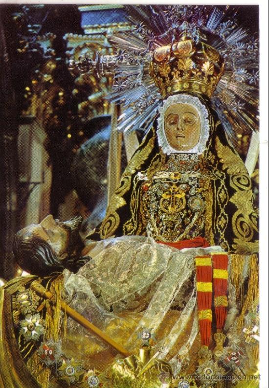 Postales: GRANADA - NUESTRA SE&Ntilde;ORA DE LAS ANGUSTIAS - Foto 1