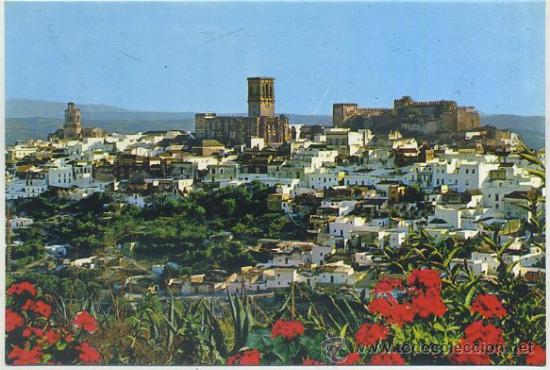 Postales: POSTAL DE ARCOS DE LA FRONTERA . CADIZ. VISTA PARCIAL. CASTILLO Y SANTA MARIA N&ordm; 9423 P-ANARC-081,2