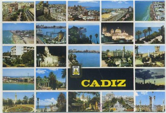 Postales: POSTAL DE CADIZ. DIVERSOS ASPECTOS N&ordm; 1199   P-ANC-396