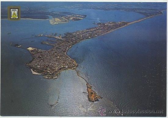 Postales: POSTAL DE CADIZ. VISTA AEREA N&ordm; 1278 P-ANC-400