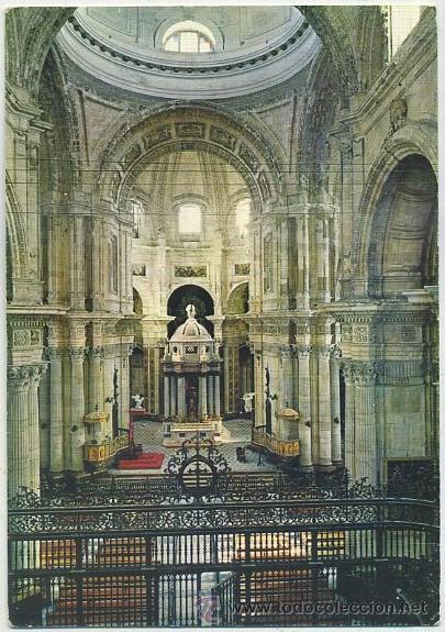 Postales: POSTAL DE CADIZ. S. I. CATEDRAL. NAVE CENTRAL    P-ANC-401