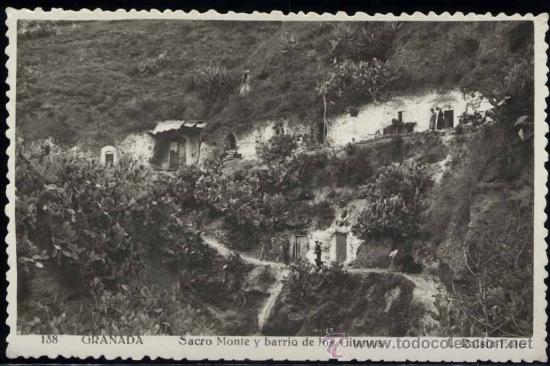 Postales: GRANADA.- SACRO MONTE Y BARRIO DE LOS GITANOS - Foto 1