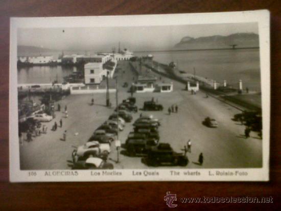 Postais: POSTAL ALGECIRAS LOS MUELLES-ROISIN N&ordm;106-ESCRITA