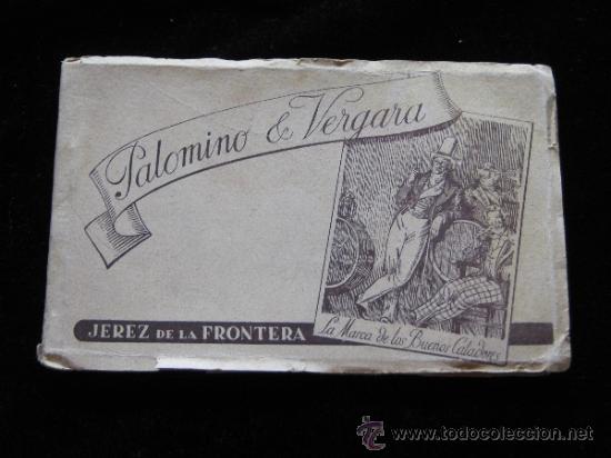 Postales: CADIZ - JEREZ DE LA FRONTERA - LIBRITO CON 10 POSTALES DE LAS BODEGAS DE PALOMINO & VERGARA