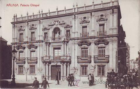 Postales: MALAGA. Palacio Obispal. - Foto 1