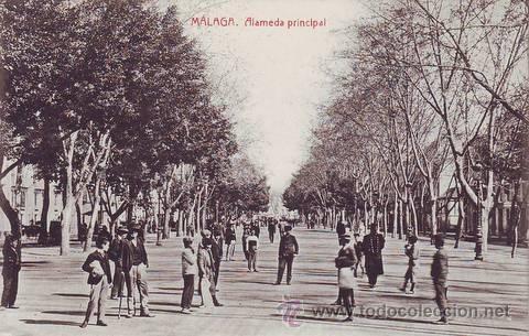 Postales: MALAGA. Alameda principal. - Foto 1