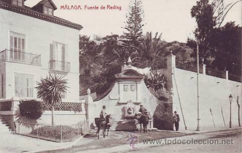 Postales: MALAGA. Fuente de Reding. - Foto 1