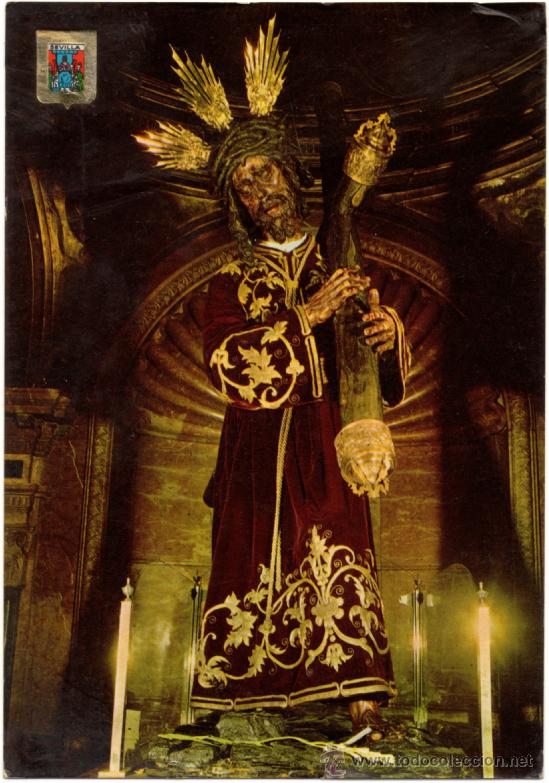 Postales: SEVILLA.- CRISTO DEL GRAN PODER. Edici&oacute;n Dom&iacute;nguez. Tarjeta postal sin circular. - Foto 1