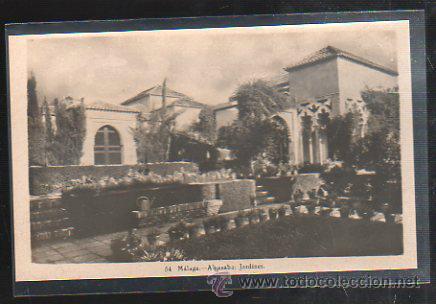 Cartoline: TARJETA POSTAL DE MALAGA - ALCAZABA: JARDINES. 54.
