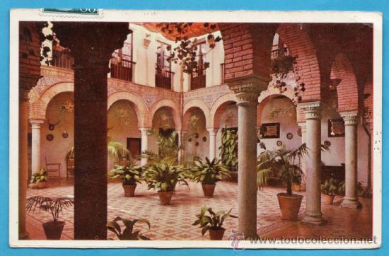 Postales: cordoba - patio andaluz - n&ordm; 19 - ed. heliotipia artistica - escrita - a&ntilde;os 50 - x