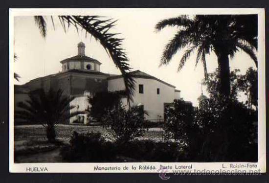 Postales: Monasterio de la R&aacute;bida. Parte lateral. No circulada