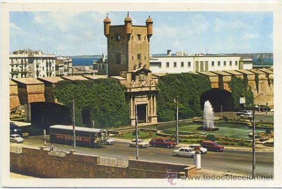 Postales: POSTAL DE CADIZ. PUERTA DE TIERRA N&ordm; 122 P-ANC-437,8