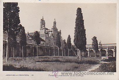 Postkarten: POSTAL DE JEREZ DE LA FRONTERA PATIO DEL CEMENTERIO DE LA CARTUJA