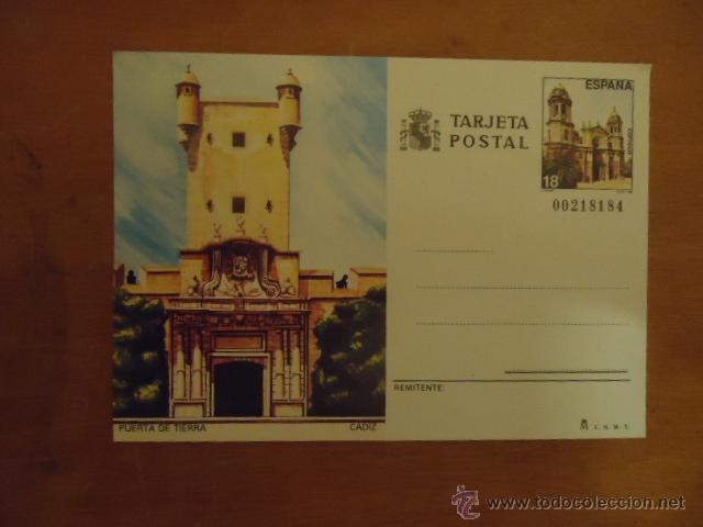 Postales: tarjeta postal cadiz primer dia puerta de tierra