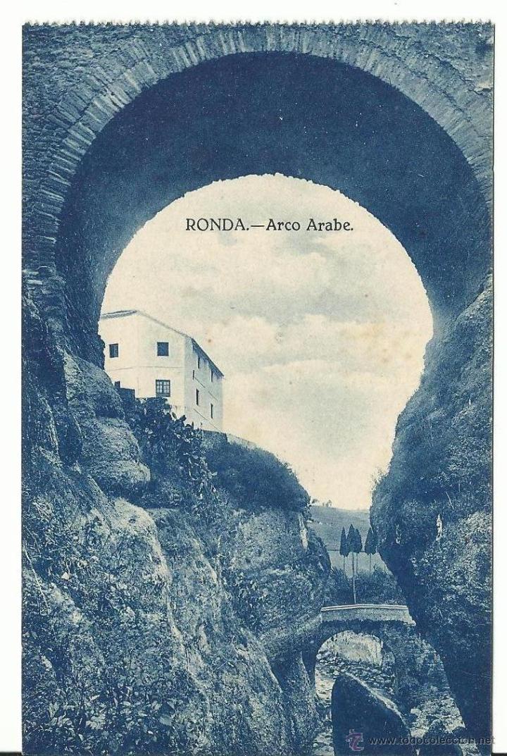 Postkarten: RONDA.- ARCO ARABE.-EDICIONES GRAFOS