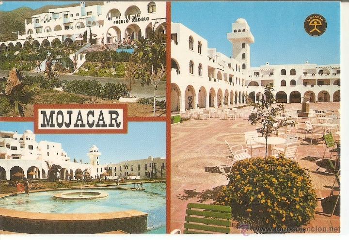 Postales: MOJACAR, HNOS GALIANO NR.25, CIRCULADA CON DOS SELLOS