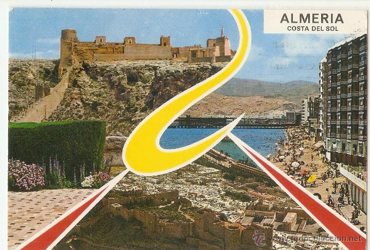 Postales: ALMERIA, GARCIA GARRABELLA, NR.37, CIRCULADA CON DOS SELLOS
