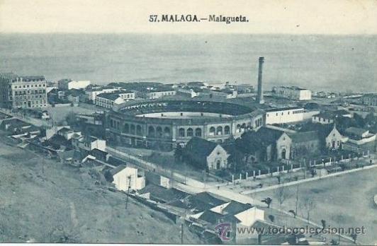 Postales: Malaga, Plaza de Toros La Malagueta